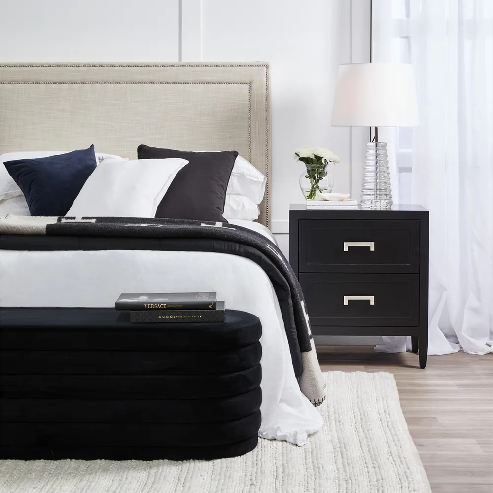 Demi Storage Bench Ottoman