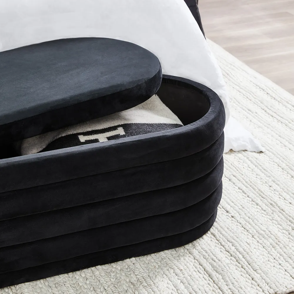 Demi Storage Bench Ottoman