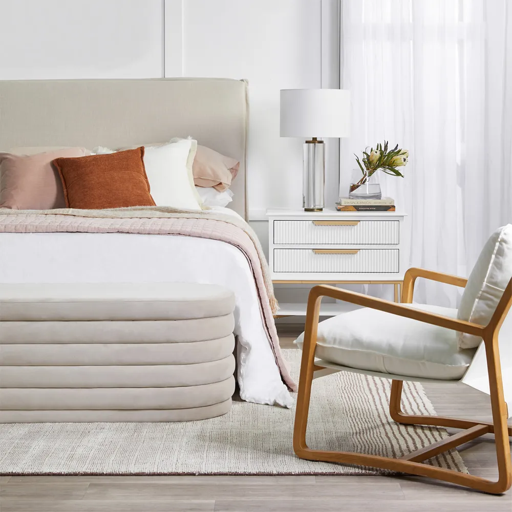 Demi Storage Bench Ottoman