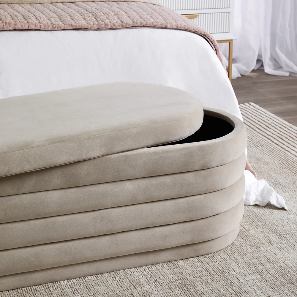 Demi Storage Bench Ottoman