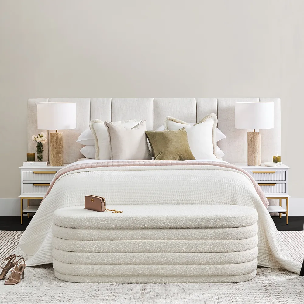 Demi Storage Bench Ottoman