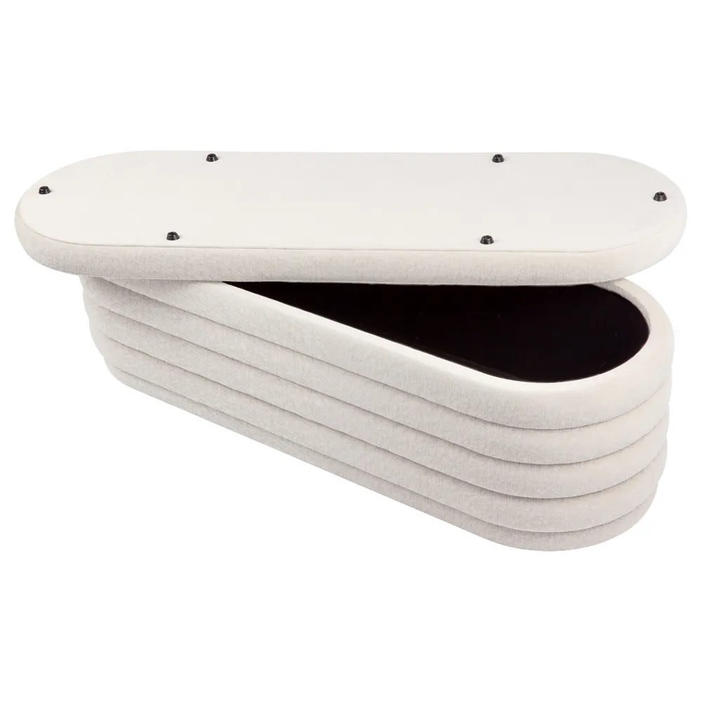 Demi Storage Bench Ottoman