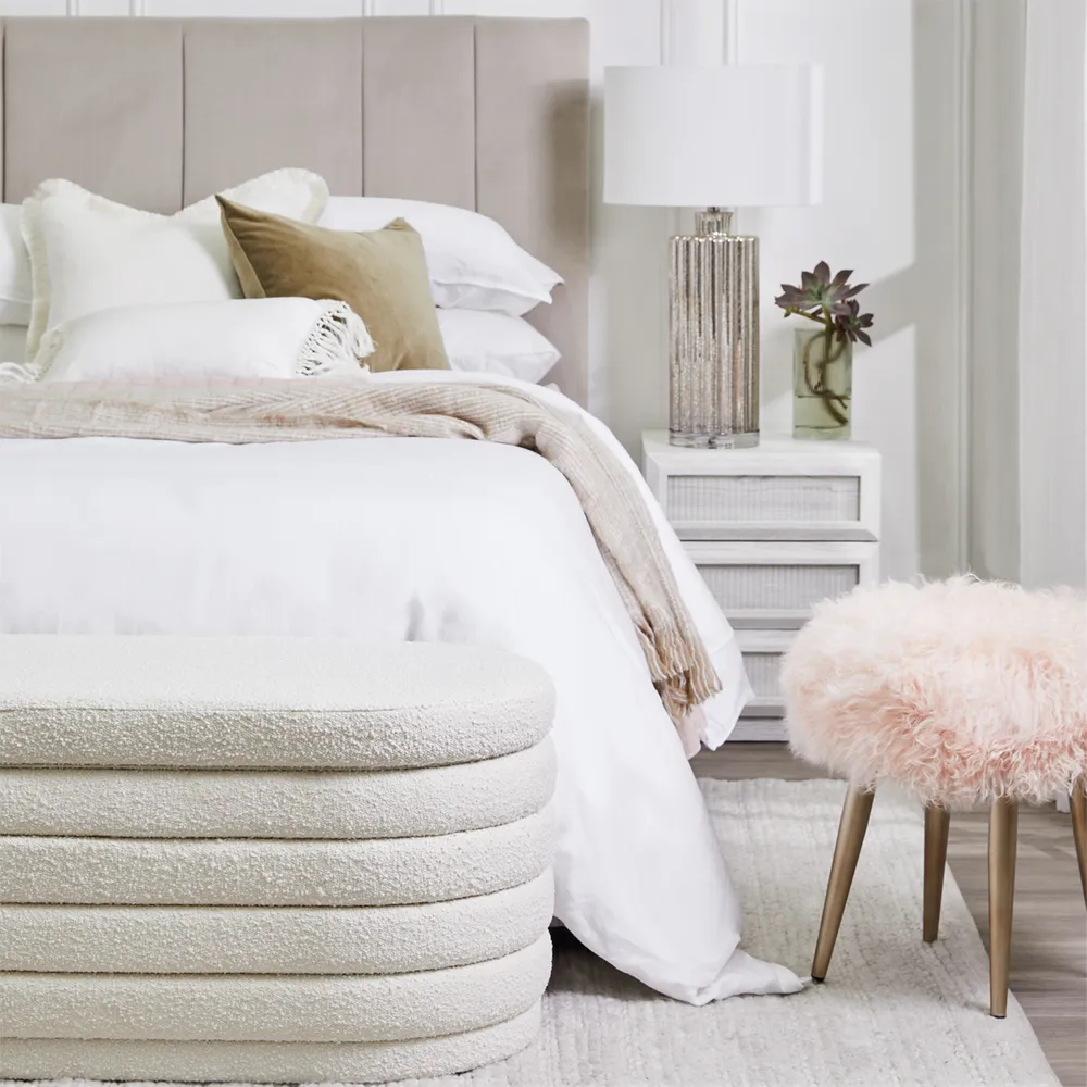 Demi Storage Bench Ottoman